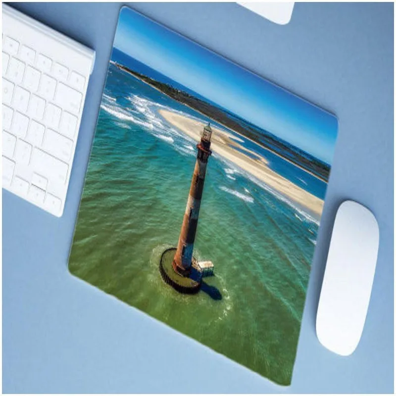 Mouse Pad Emborrachado Personalizado Grande Faról Ilha - DELUZZ