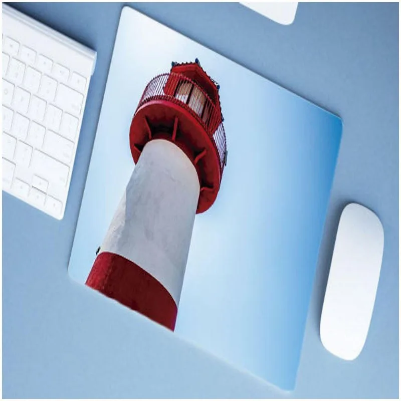 Mouse Pad Emborrachado Personalizado Grande Faról Vermelho - DELUZZ