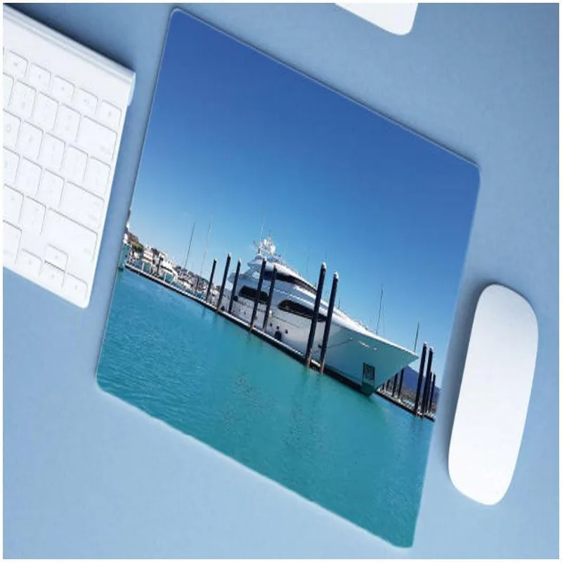 Mouse Pad Emborrachado Personalizado Grande Lancha Grande - DELUZZ