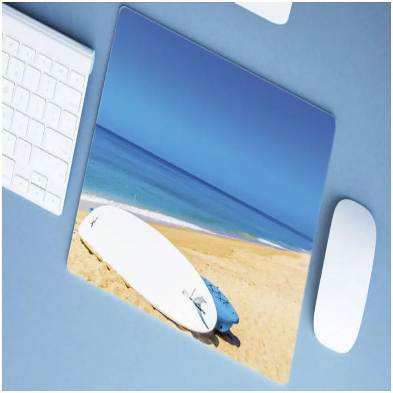 Mouse Pad Emborrachado Personalizado Grande Pranchas Na Areia - DELUZZ