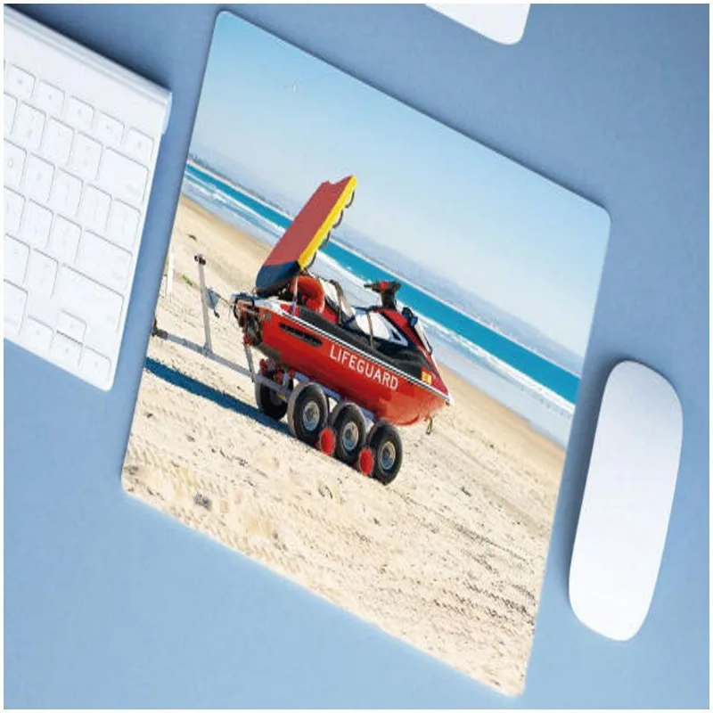 Mouse Pad Emborrachado Personalizado Grande Salva Vidas - DELUZZ