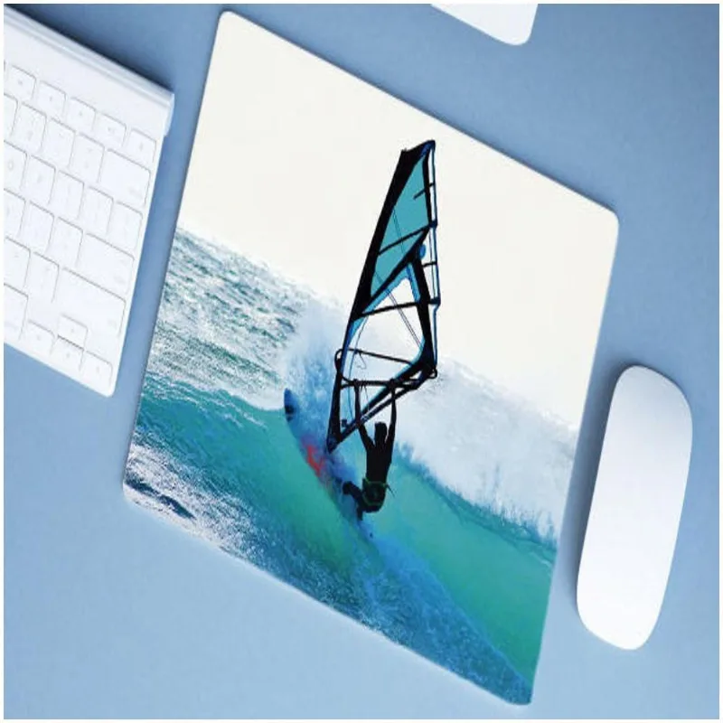 Mouse Pad Emborrachado Personalizado Grande Windsurf - DELUZZ