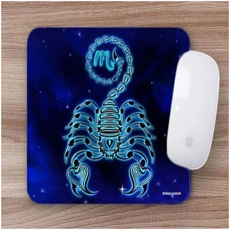 Mouse Pad Emborrachado Personalizado Escorpião - DELUZZ