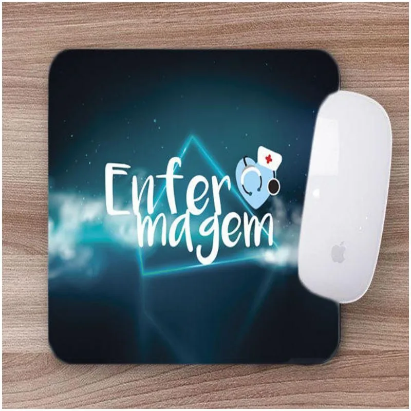 Mouse Pad Emborrachado Personalizado Enfermagem - DELUZZ