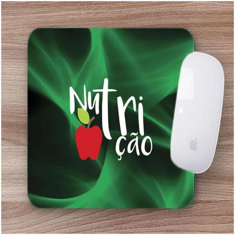Mouse Pad Emborrachado Personalizado Nutrição - DELUZZ