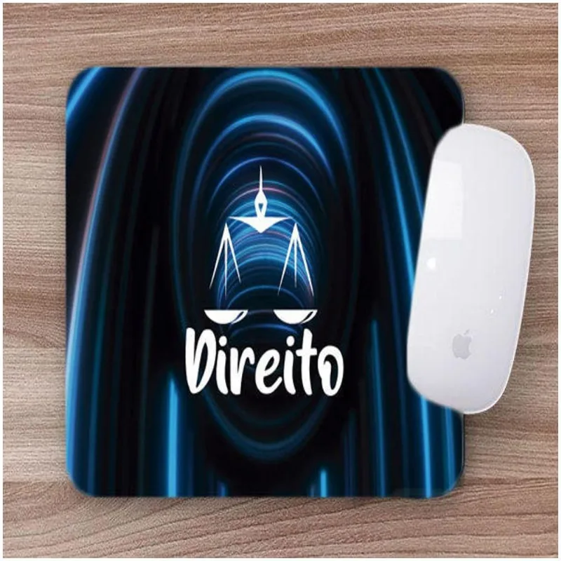 Mouse Pad Emborrachado Personalizado Direito Azul - DELUZZ
