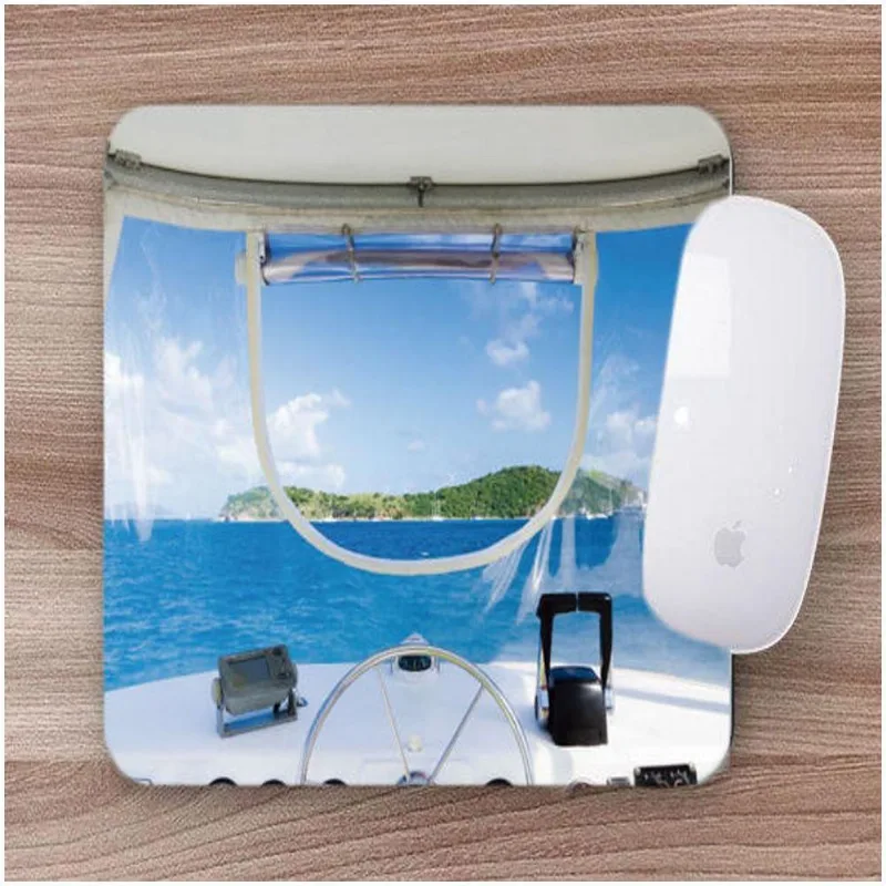 Mouse Pad Emborrachado Personalizado Cabine De Lancha - DELUZZ
