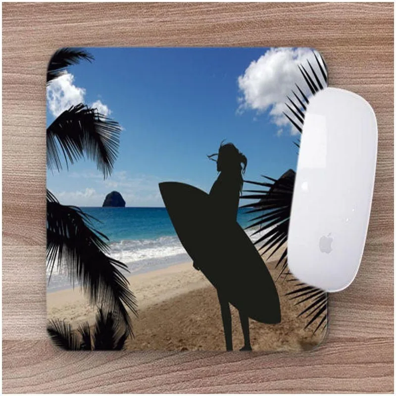 Mouse Pad Emborrachado Personalizado Mulher Com Prancha - DELUZZ