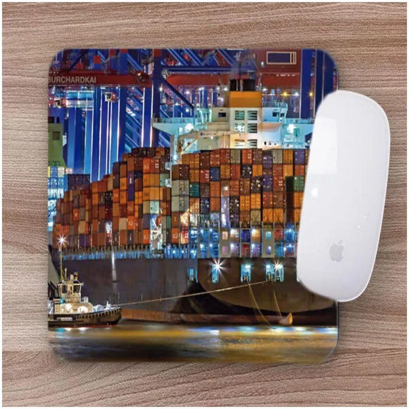 Mouse Pad Emborrachado Personalizado Navio Cargueiro - DELUZZ
