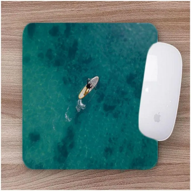 Mouse Pad Emborrachado Personalizado Prancha No Mar - DELUZZ
