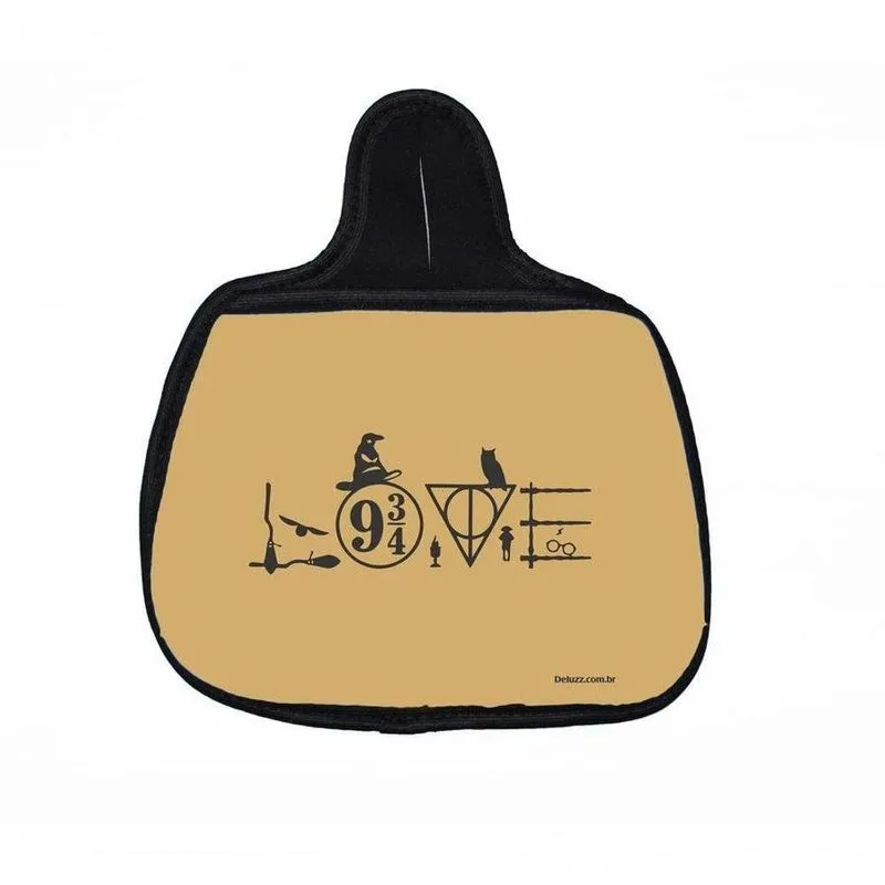 Lixo Car Lixeira Carro Neoprene Brasão Harry Potter
