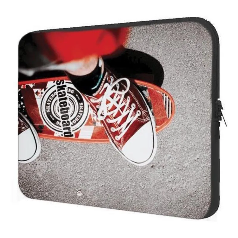 Capa Case Notebook 14 Personalizado Skate Tênis Vermelho