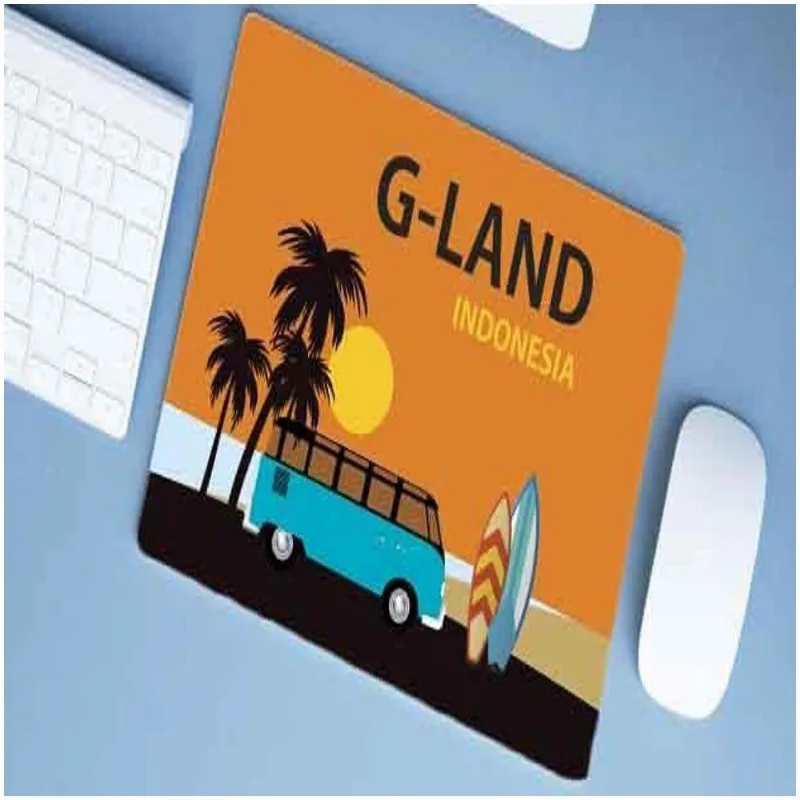 Mouse Pad Emborrachado Personalizado Grande Surf G-land - DELUZZ