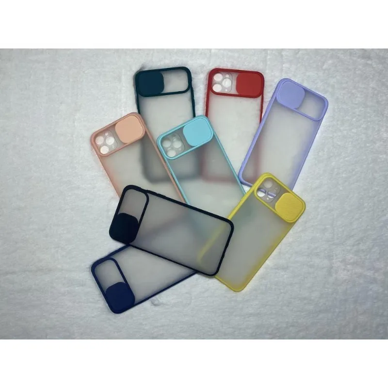Capinha Silicone Protege Câmera Compativel Iphone 12 6.1 Translúcida Cor Azul Marinho - DELUZZ