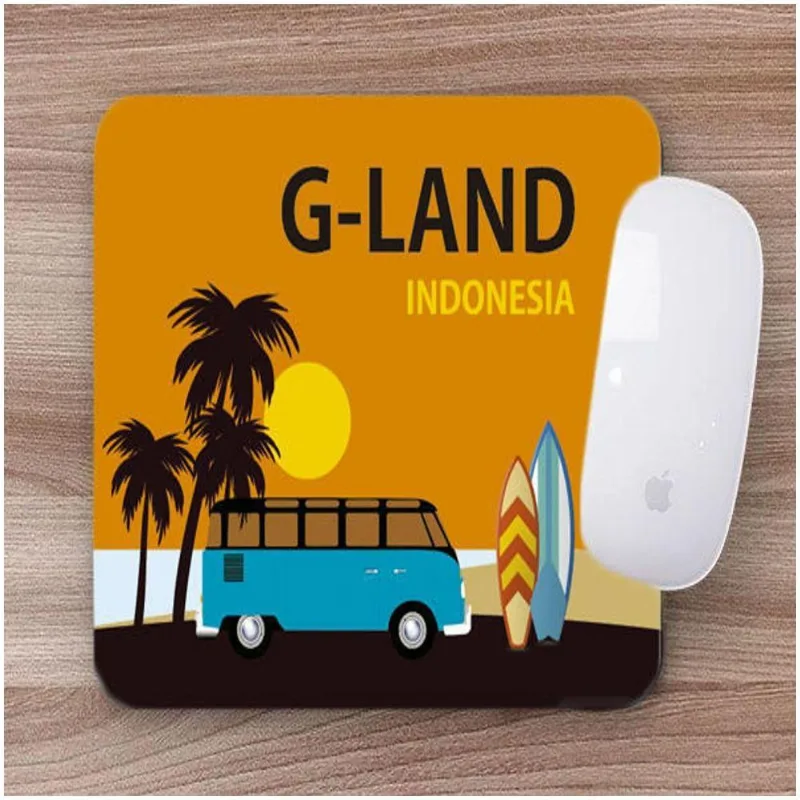 Mouse Pad Emborrachado Personalizado Surf G-land - DELUZZ