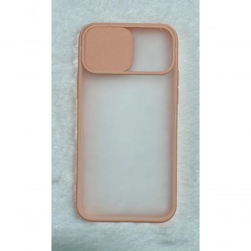 Capinha Silicone Protege Câmera Compativel Iphone 11 Pro 5.8 Translúcida Cor Rosa - DELUZZ
