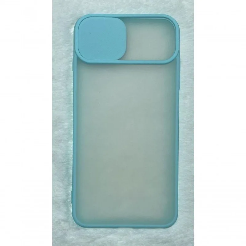 Capinha Silicone Protege Câmera Comptivel Iphone 7 Plus 5.5 Translucida Cor Verde água