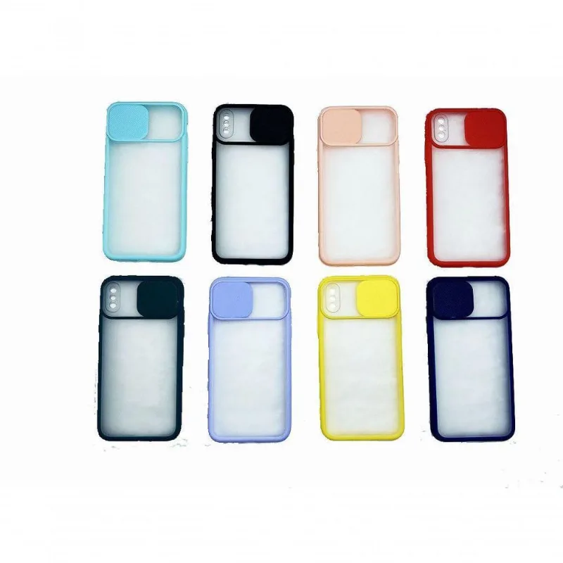Capinha Silicone Protege Câmera Compativel Iphone Xs 5.8 Translucida Cor Vermelho