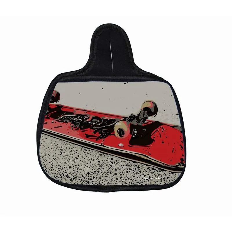 Lixo Car Lixeira Carro Neoprene Personalizado Skate Vermelho