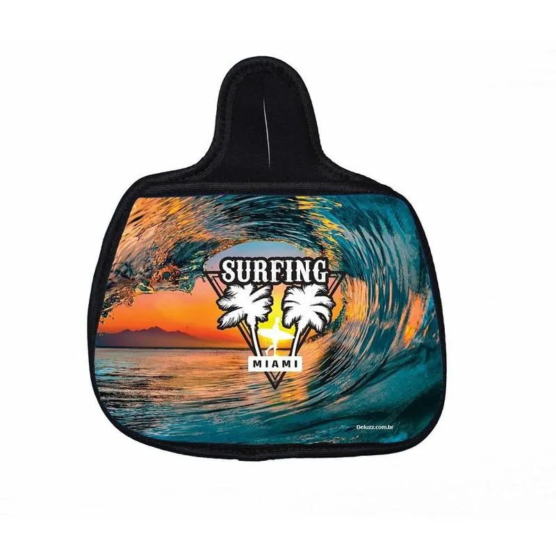 Lixo Car Lixeira Carro Neoprene Personalizado Surf Onda Miami