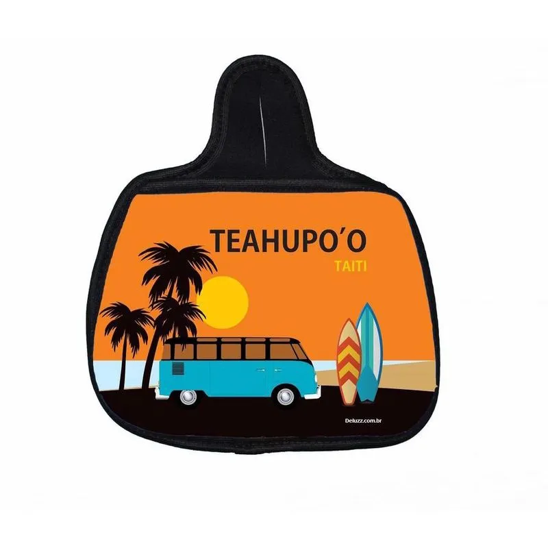Lixo Car Lixeira Carro Neoprene Personalizado Surf Teahupoo