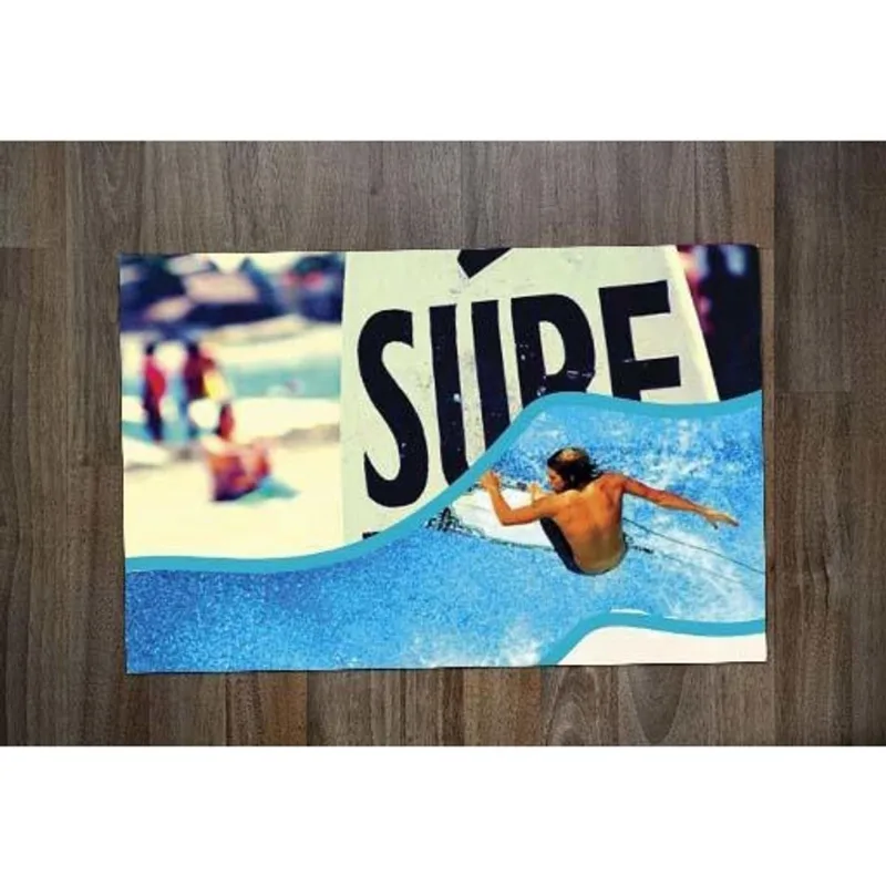 Jogo Americano Retangular Neoprene Surf Surfista Montagem - DELUZZ
