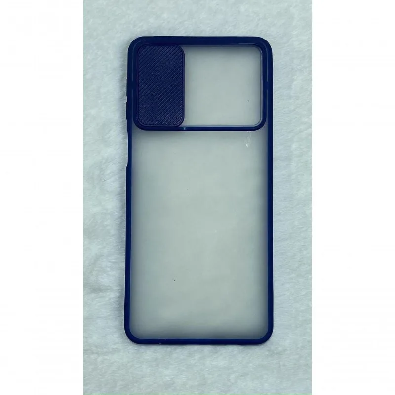 Capinha Silicone Câmera Samsung M31S 6.5 Translúcida Azul - DELUZZ