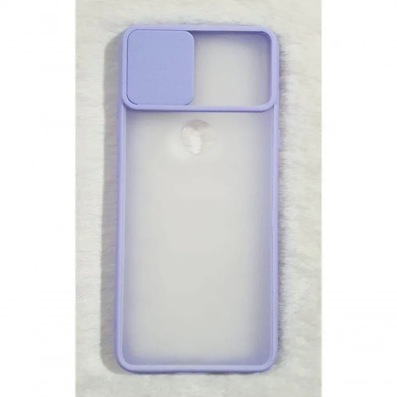Capinha Silicone Protege Câmera Compativel Motorola Moto G 5g 6.5 Translucida Cor Lilás - DELUZZ
