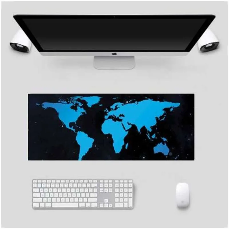 Mouse Pad Grande Gamer Control P/ Jogos Mapa Mundi - DELUZZ