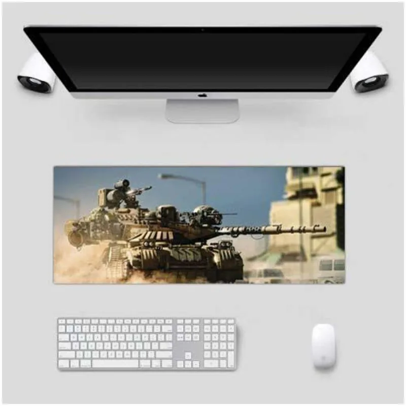 Mouse Pad Grande Gamer Control P/ Jogos Tanque De Guerra - DELUZZ