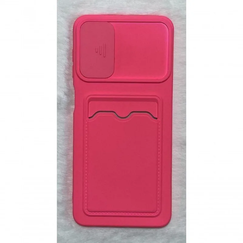 Capinha Silicone Samsung A12 6.5 Pink Coral