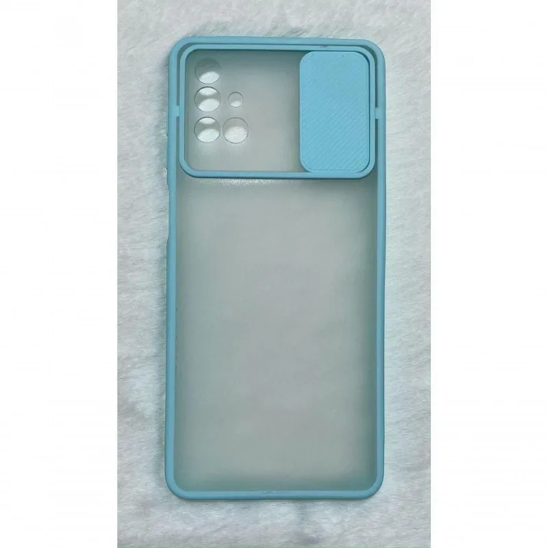 Capinha Silicone Câmera Samsung M51 6.7 Verde Água - DELUZZ
