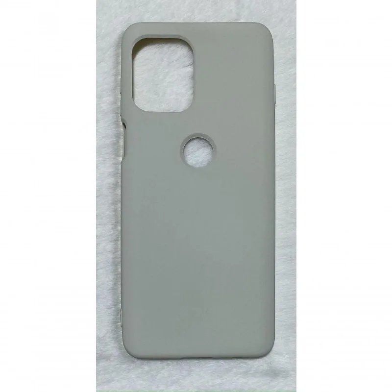 Capinha Silicone Motorola G100 6.7 Aveludada Cinza