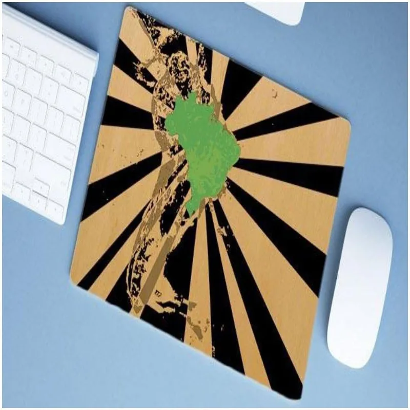 Mouse Pad Emborrachado Personalizado Grande Mapa Brasil - DELUZZ