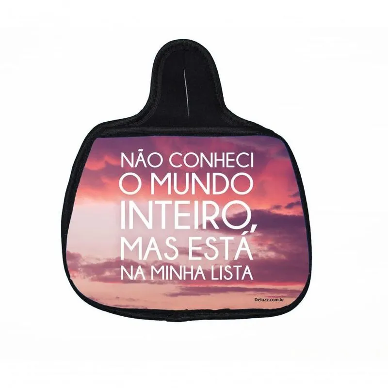 Lixeira Para Carro Neoprene Não Conheci O Mundo