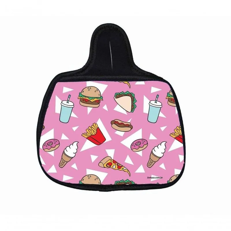 Lixeira Para Carro Neoprene Fast Food