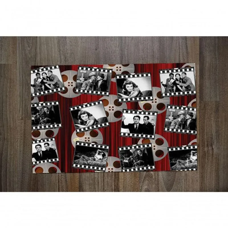 Jogo Americano 2 Unidades Retangular Neoprene Filmes
