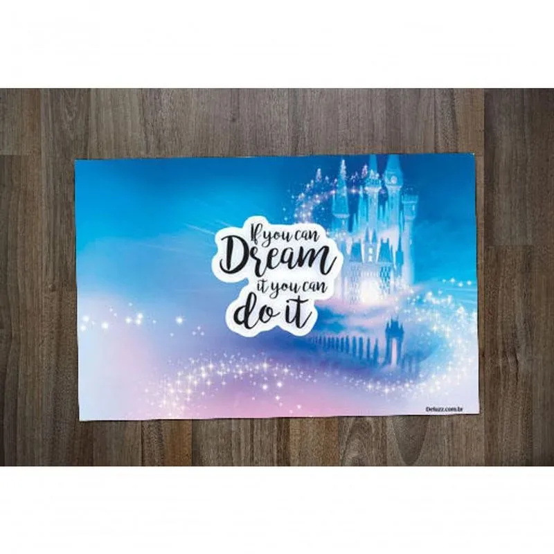 Jogo Americano 2 Unidades Retangular Neoprene Dreams