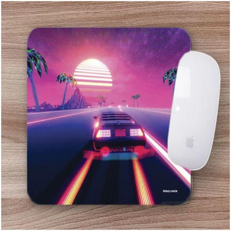 Mouse Pad Emborrachado Tunnig Na Praia Pôr De Sol - DELUZZ