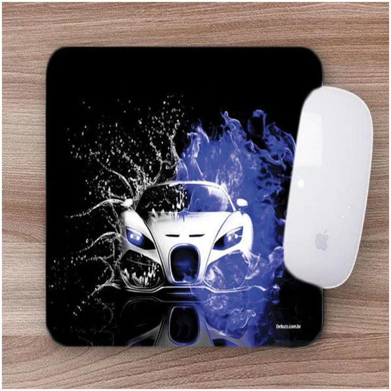 Mouse Pad Emborrachado Tunnig água E Fogo - DELUZZ