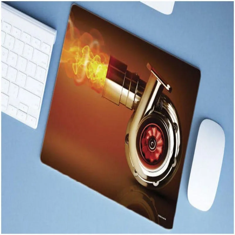 Mouse Pad Emborrachado Personalizado Grande Carro Tunado Tunnig Turbo Fire - DELUZZ