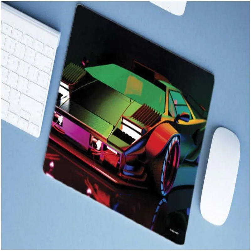 Mouse Pad Emborrachado Personalizado Grande Carro Tunado Tunnig Frutacor - DELUZZ
