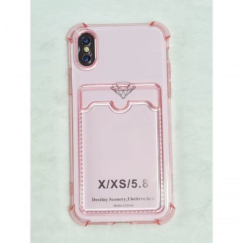 Capinha Iphone X / Xs 5.8 Translucida Cores Rosa - DELUZZ