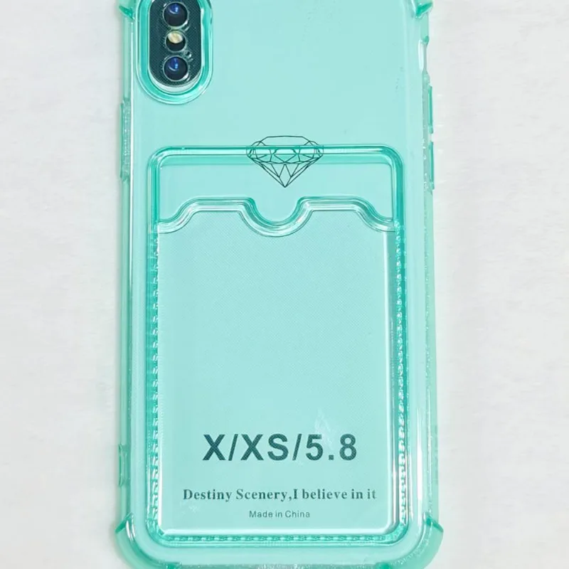 Capinha Iphone X / Xs 5.8 Translucida Cores Verde - DELUZZ