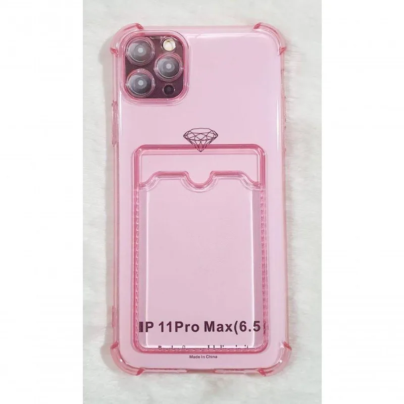 Capinha Proteção Compativel Iphone 11ProMax Translucida Rosa