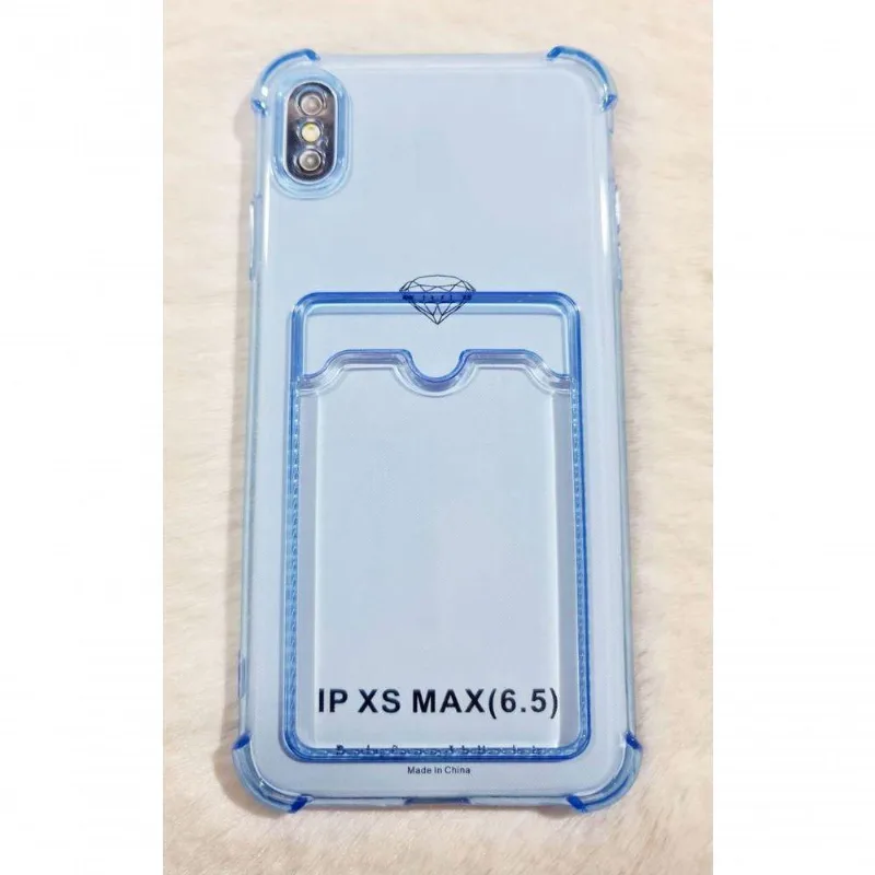 Capinha Iphone Xs Max 6.5 Translucida Cor Azul Marinho - DELUZZ