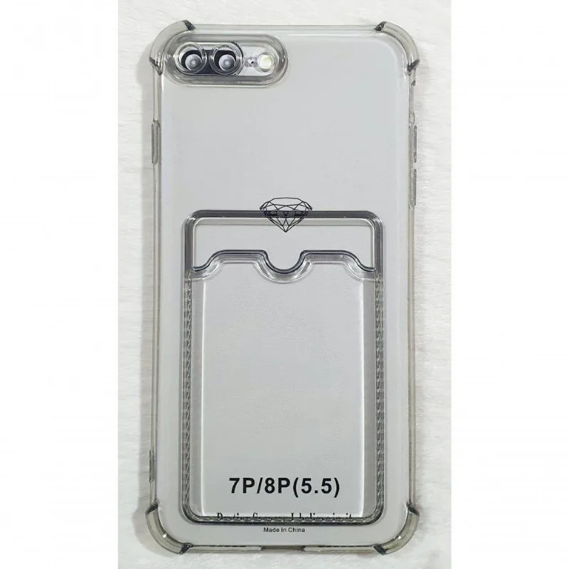 Capinha Iphone 7 Plus/8 Plus 5.5 Translucida Cor Fume