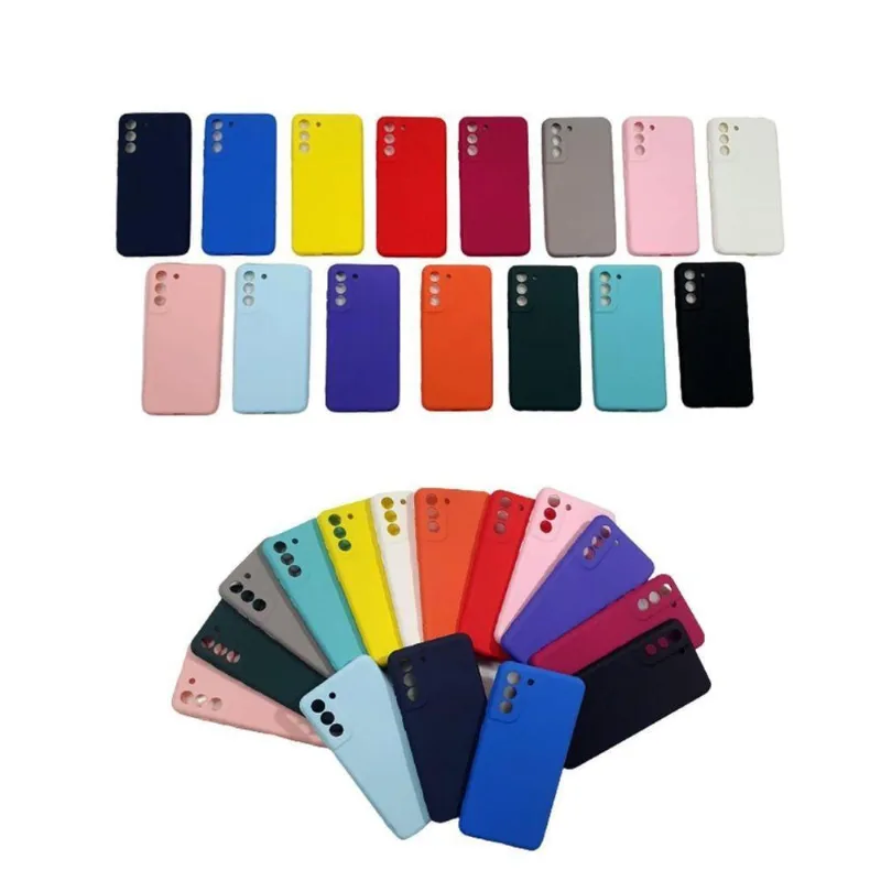 Capinha Silicone Com Samsung S21 Fe 6.4 Vermelho - DELUZZ