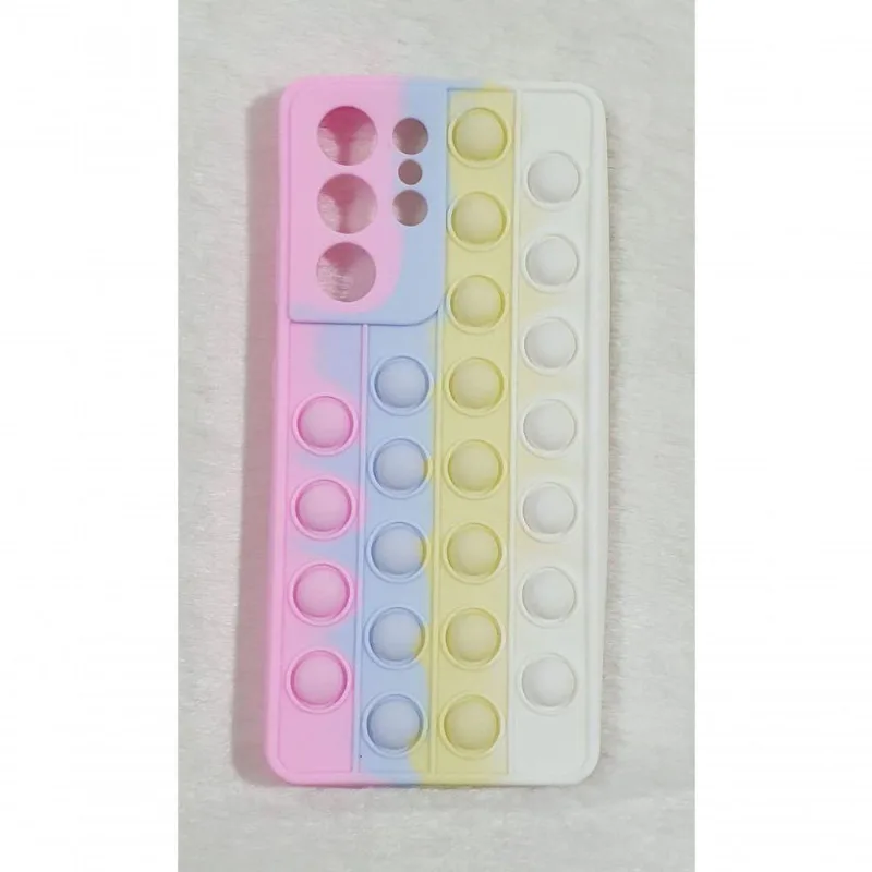Capa Silicone Samsung S21 Ultra 6.8 Anti Stress Pop It 2 - DELUZZ