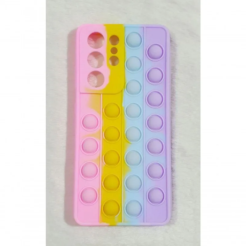 Capa Silicone Samsung S21 Ultra 6.8 Anti Stress Pop It 6 - DELUZZ